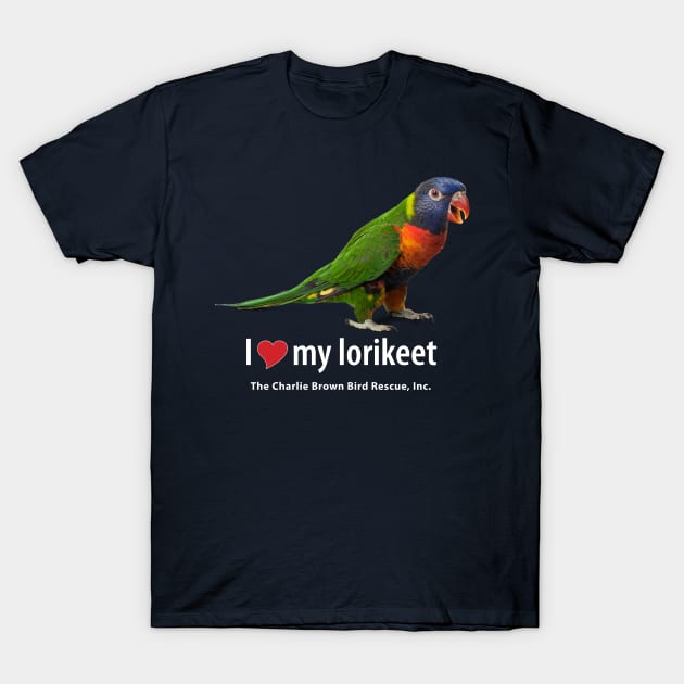 CB Lorikeet 1 T-Shirt by Just Winging It Designs